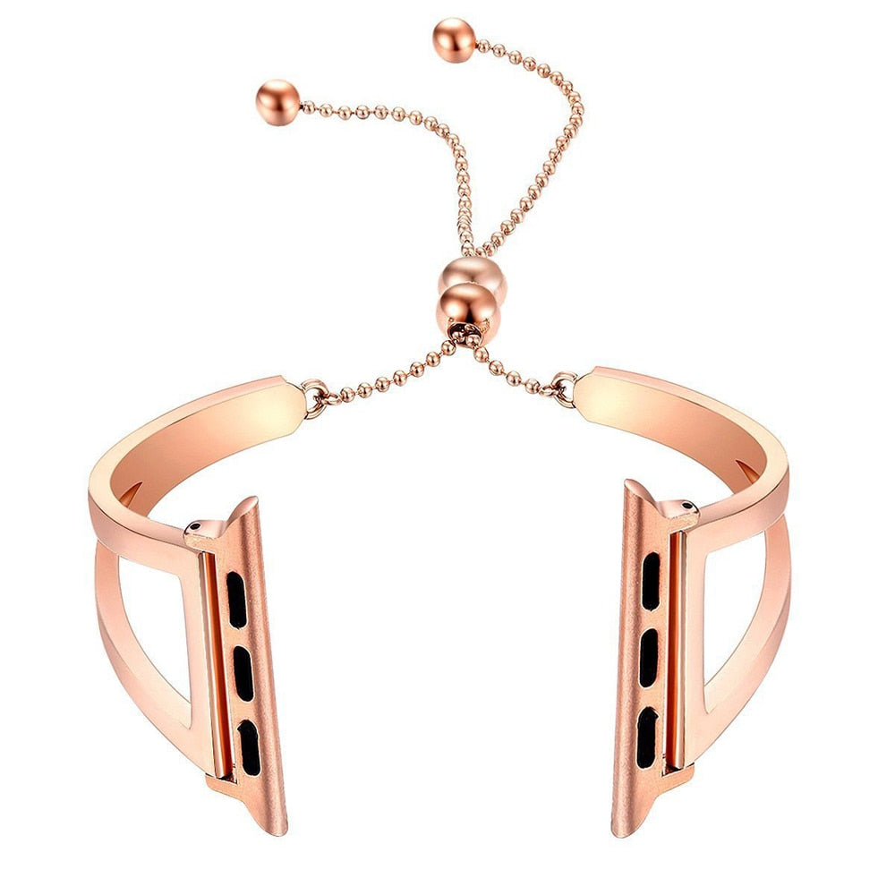 Strap For apple watch band 44mm 40mm correa 42mm 38mm smart watchband stainless steel bracket for iwatch series 6 5 4 3 SE band